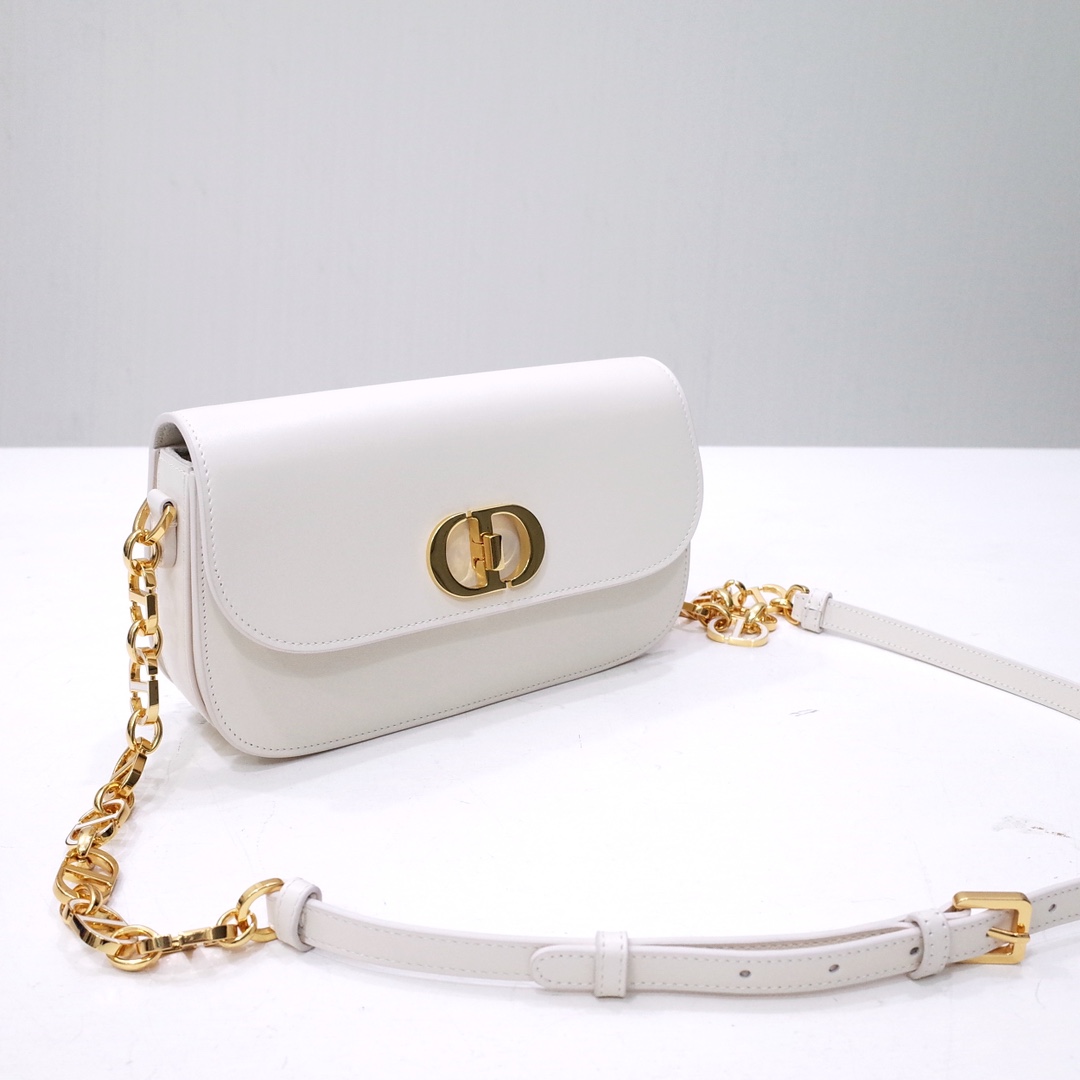 30 Montaigne Avenue Bag White Box Calfskin